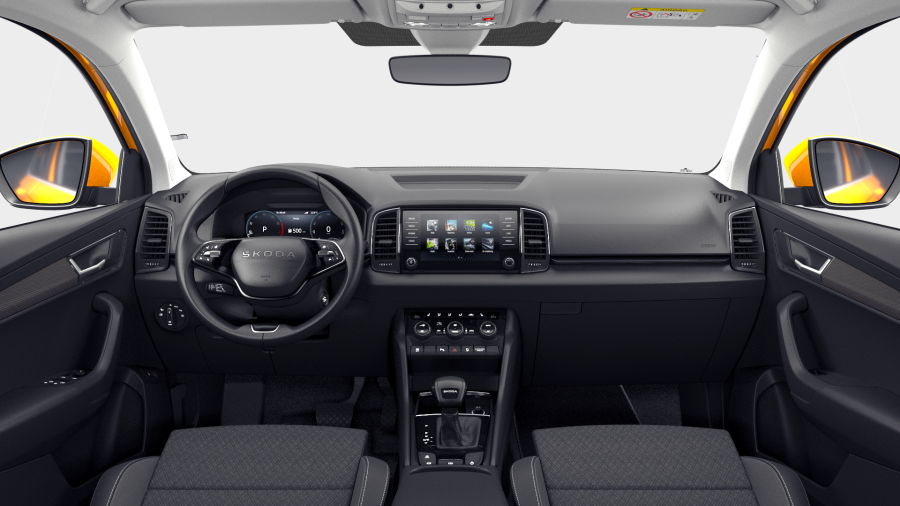 Škoda Karoq, 1,5 TSI 110 kW 7° automatická DSG, barva oranžová