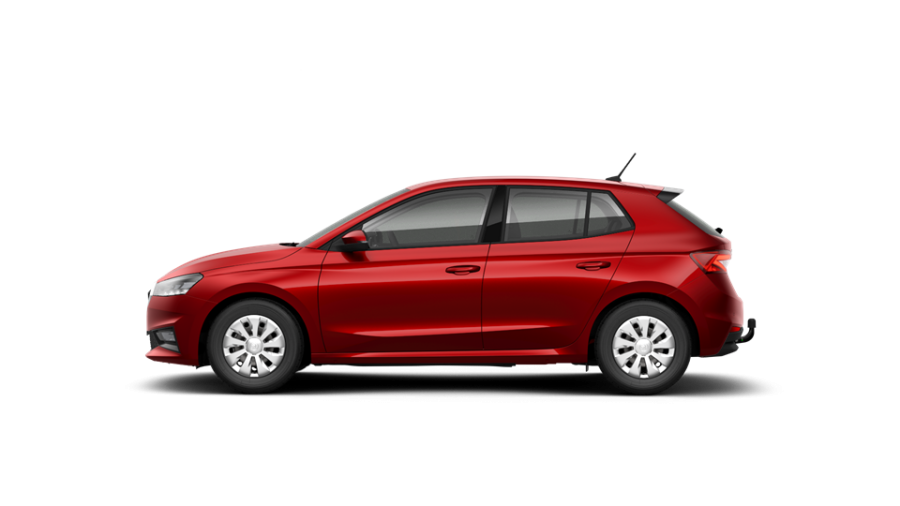 Škoda Fabia, 1,0 MPI 59 kW 5-stup. mech., barva červená