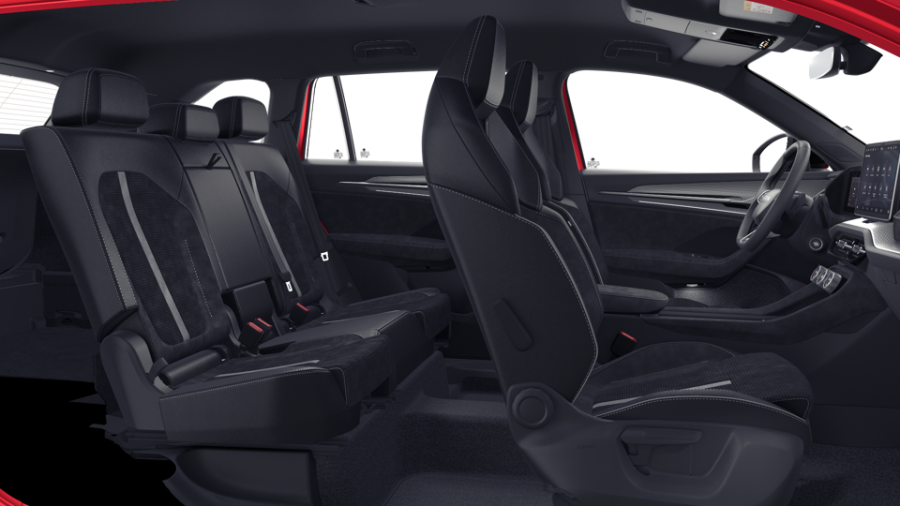 Škoda Kodiaq, 2,0 TDI 142 kW 7° automatická DSG 4x4, barva červená