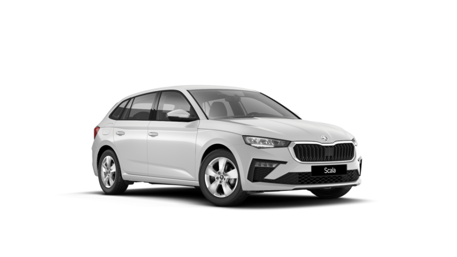 Škoda Scala, 1,0 TSI 70 kW 5-stup. mech., barva bílá
