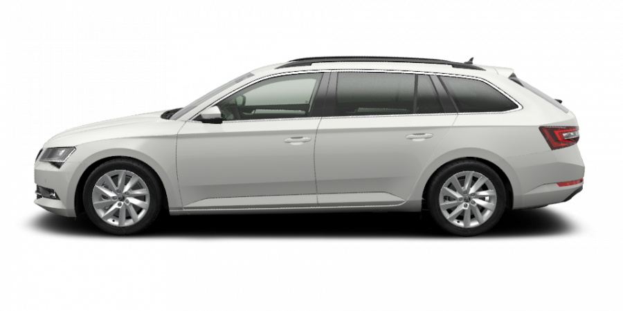 Škoda Superb, 2,0 TDI 140 kW 7-stup. automat., barva bílá