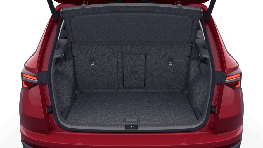 Škoda Karoq, 2,0 TDI 110 kW 7° automatická DSG 4x4, barva červená