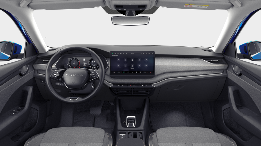 Škoda Octavia, 1,5 TSI m-HEV 110 kW 7° automatická DSG, barva modrá