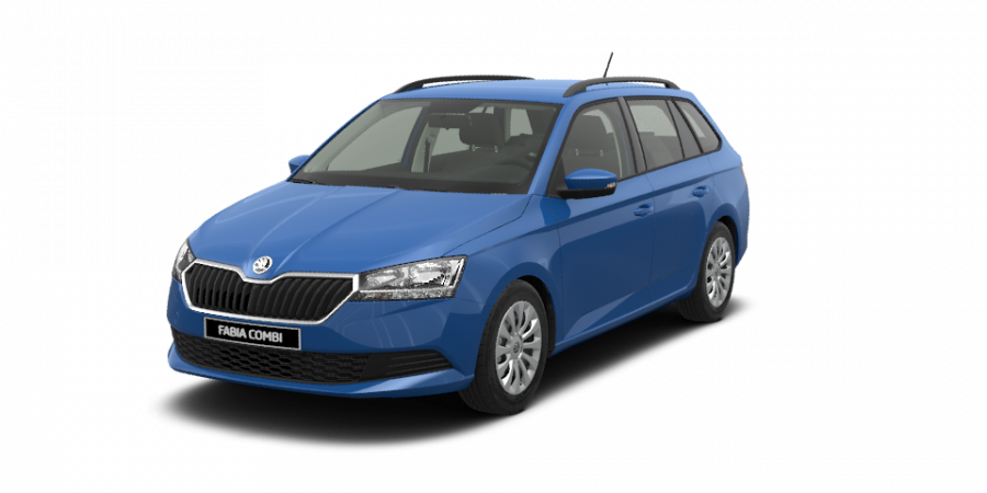 Škoda Fabia, 1,0 TSI 70 kW 5-stup. mech., barva modrá