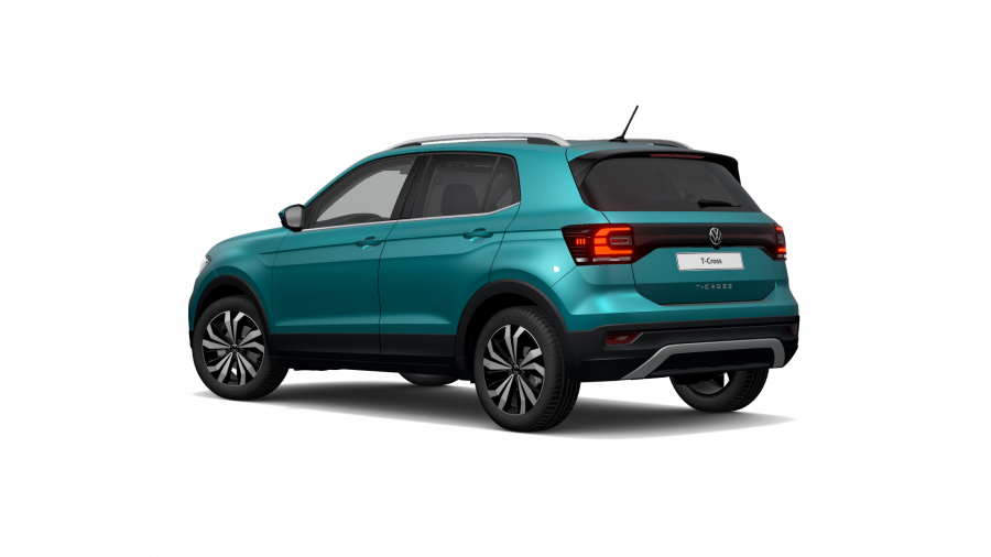 Volkswagen T-Cross, T-Cross Style 1,0 TSI 81 kW 7DSG, barva tyrkysová