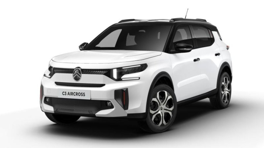 Citroën C3 Aircross, PLUS Turbo 100 MAN6, barva bílá