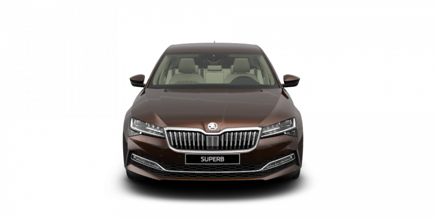 Škoda Superb, 2,0 TDI 147 kW 7-stup. automat., barva hnědá