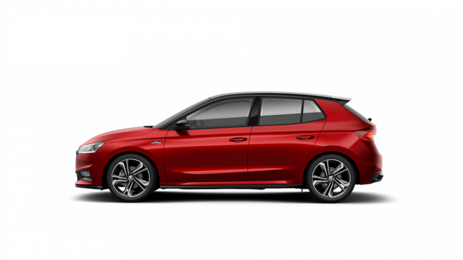 Škoda Fabia, 1,0 TSI 81 kW 6-stup. mech., barva červená