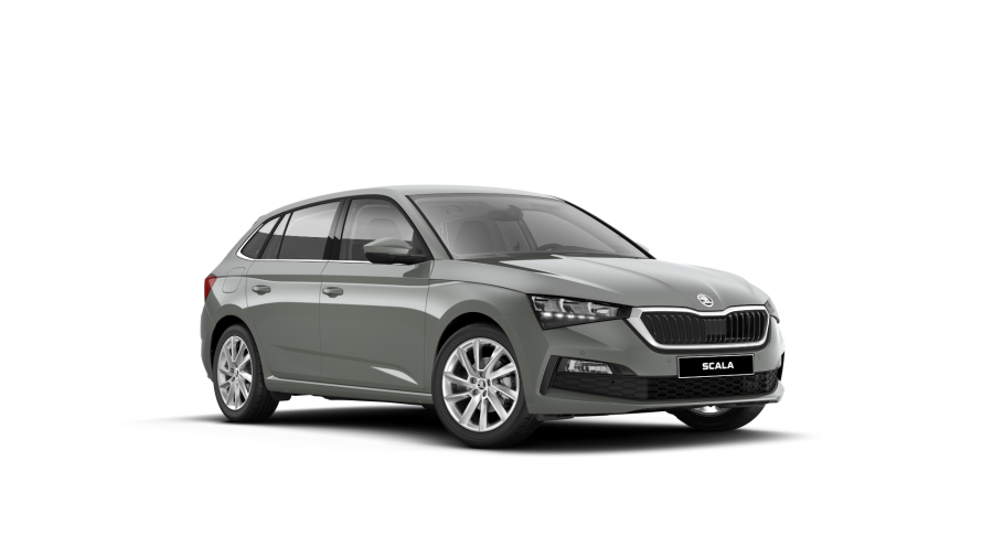 Škoda Scala, 1,5 TSI 110 kW 6-stup. mech., barva šedá