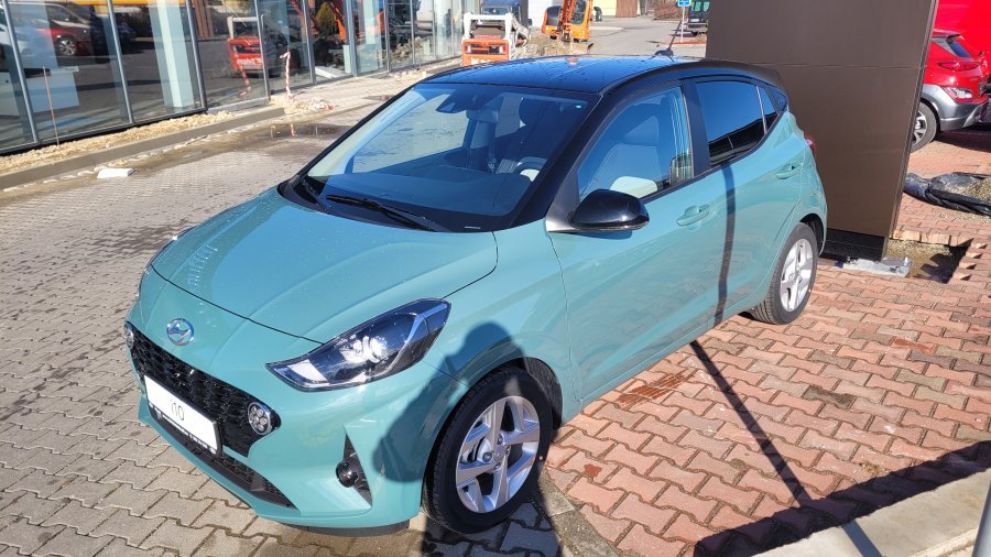 Hyundai i10, 1,2i 62 kW (95 NAT) 5 st. aut, barva zelená