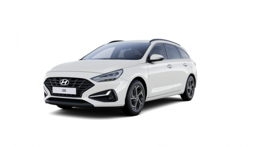 Hyundai i30, 1,5 T-GDI 117 kW iMT MHEV, barva bílá