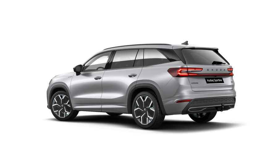 Škoda Kodiaq, 2,0 TDI 142 kW 7° automatická DSG 4x4, barva stříbrná