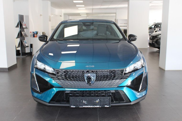 Peugeot 408, Peugeot 408 ALLURE Hybrid 145 e-DCS6, barva modrá