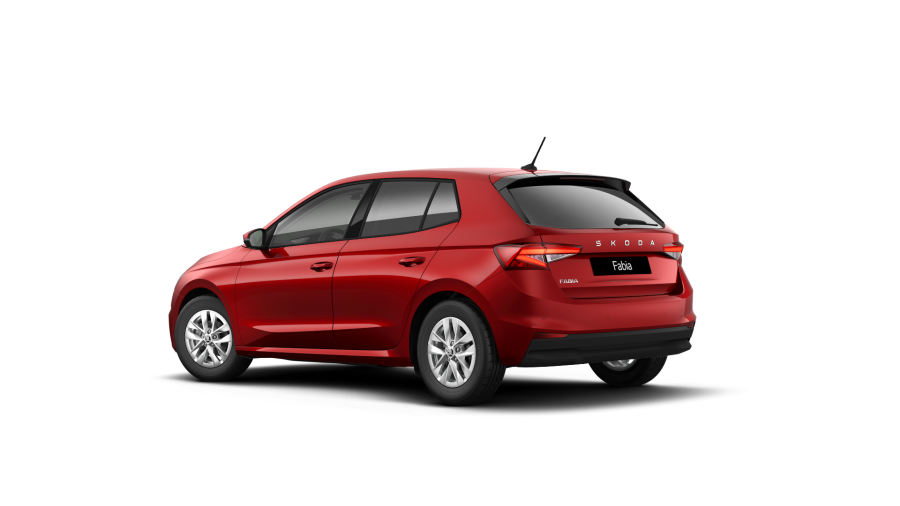 Škoda Fabia, 1,0 TSI 70 kW 5-stup. mech., barva červená