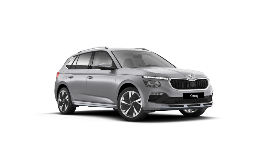 Škoda Kamiq, 1,5 TSI 110 kW 6° manuální, barva stříbrná