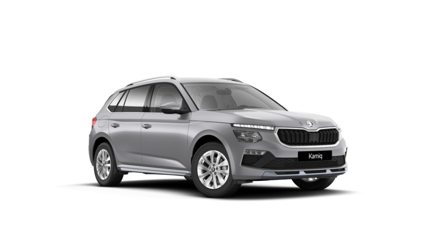 Škoda Kamiq, 1,0 TSI 85 kW 6-stup. mech., barva stříbrná