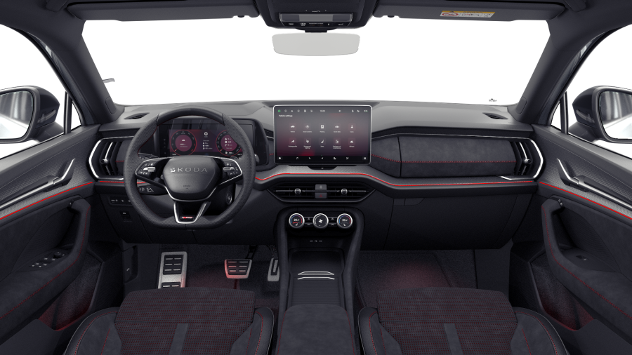 Škoda Kodiaq, 2,0 TSI 195 kW 7° automatická DSG 4x4, barva stříbrná
