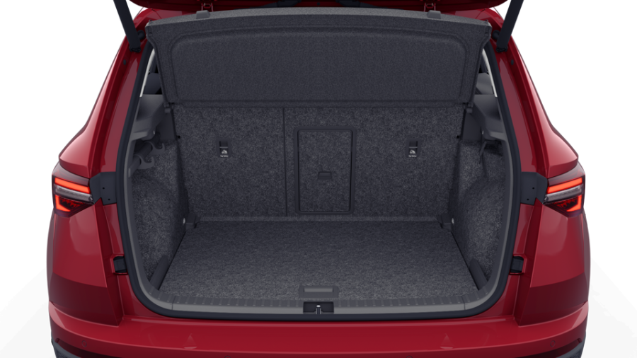 Škoda Karoq, 2,0 TDI 110 kW 7° automatická DSG 4x4, barva červená