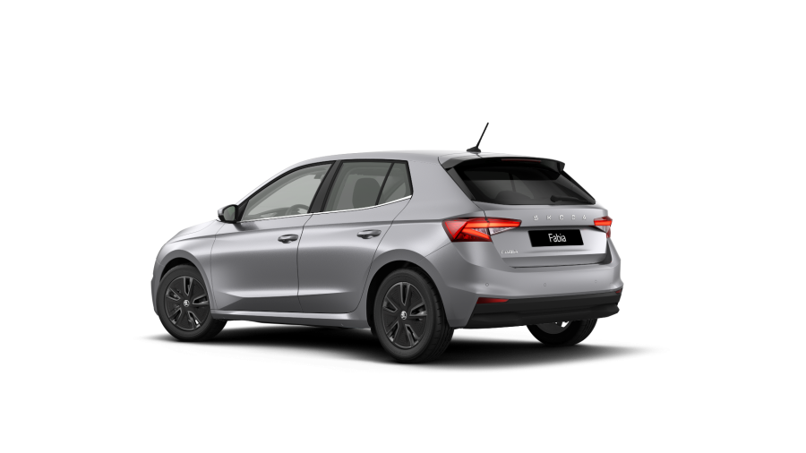 Škoda Fabia, 1,0 TSI 85 kW 7° automatická DSG, barva stříbrná
