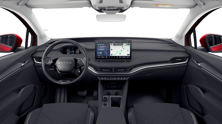 Škoda Elroq, 82 kWh 210 kW 1° převodovka, barva červená