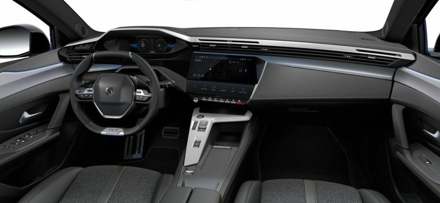 Peugeot 408, Peugeot 408 GT Hybrid 136 e-DCS6, barva modrá