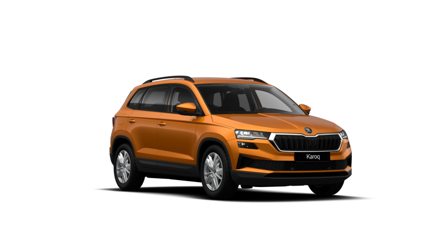 Škoda Karoq, 1,5 TSI 110 kW 7-stup. automat., barva oranžová