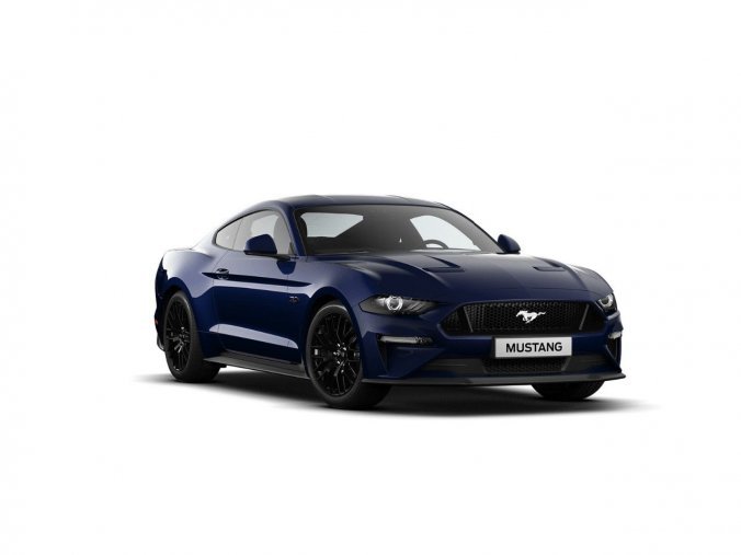 Ford Mustang, liftback, MUSTANG V8 GT Fastback 5,0 GT 330 kW / 449 k, barva modrá