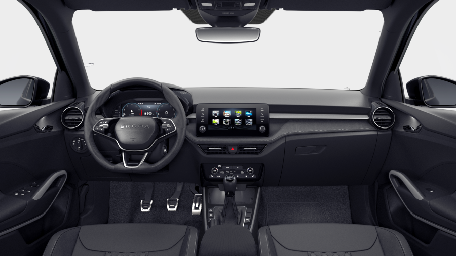 Škoda Fabia, 1,0 TSI 70 kW 5° manuální, barva černá