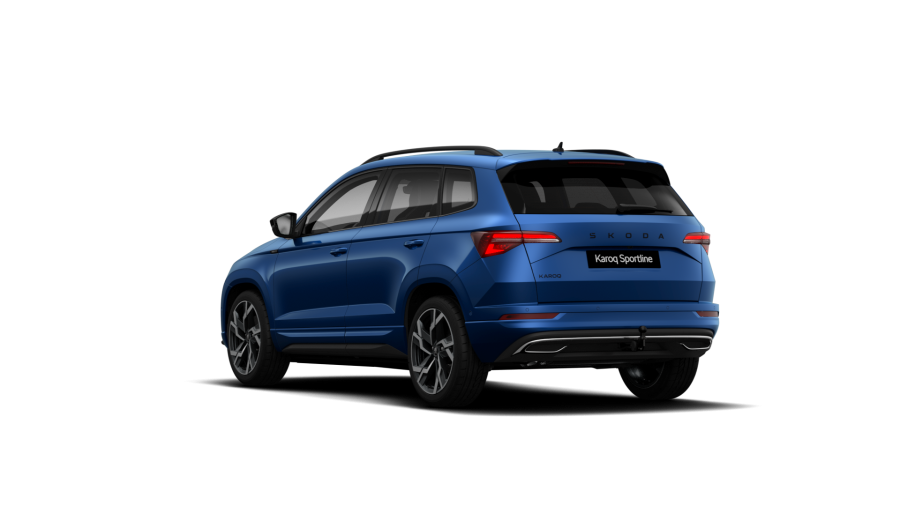 Škoda Karoq, 1,5 TSI 110 kW 7-stup. automat., barva modrá