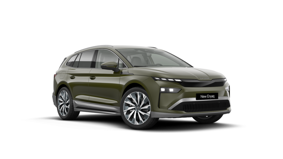 Škoda Enyaq iV, 82 kWh 210,00 kW 1° automatická 4x4, barva zelená