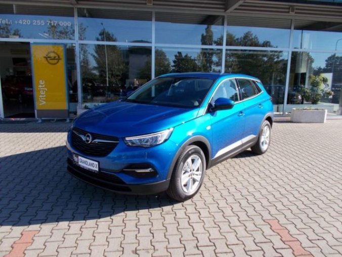 Opel Grandland X, Grandland Edition F 1.2 XHT S/, barva modrá