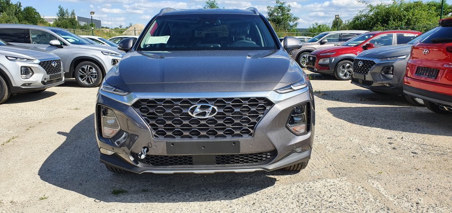 Hyundai Santa Fe, 2,2 CRDi e-VGT 147 kW (diesel) 8 st. aut 4×4, barva šedá