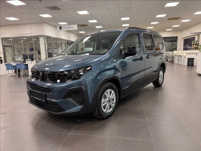 Peugeot Rifter, Peugeot Rifter 1,5 LONG ALLURE BlueHDi 130 S&, barva modrá