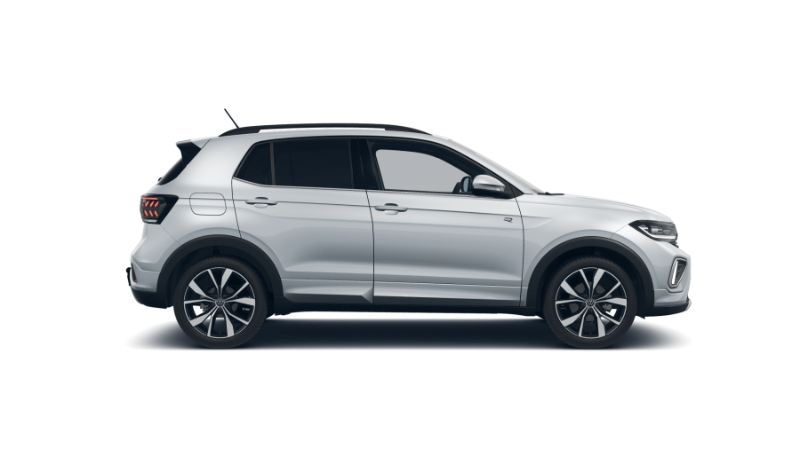 Volkswagen T-Cross, T-Cross R-Line People1.5 TSI 110 kW 7DSG, barva stříbrná