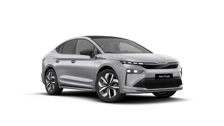 Škoda Enyaq iV, 82 kWh 210,00 kW 1° automatická 4x4, barva stříbrná