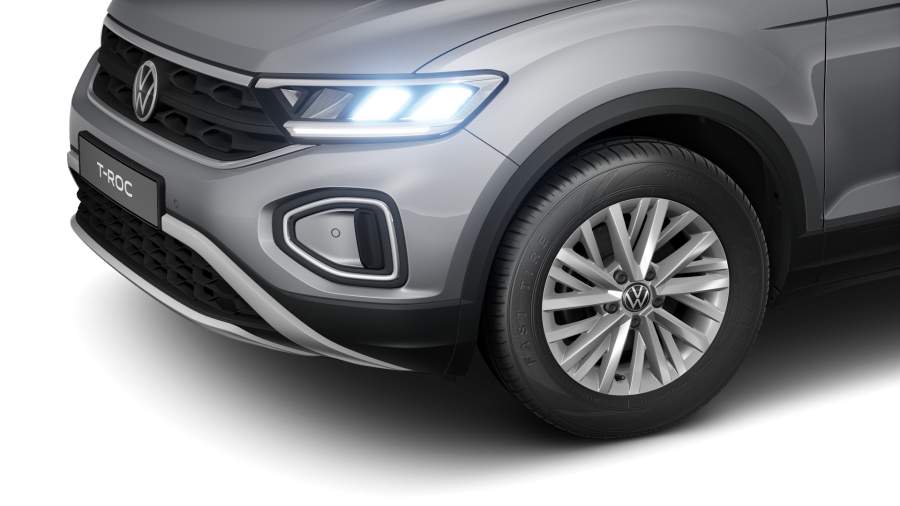 Volkswagen T-Roc, T-Roc Limited 1,0 TSI 85 kW 6G, barva stříbrná