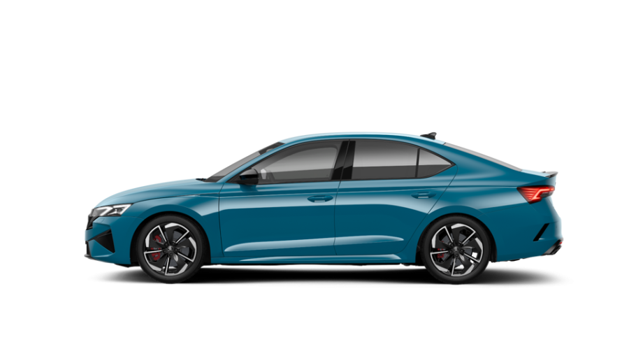 Škoda Octavia, 2,0 TSI 195 kW 7° automatická DSG, barva modrá