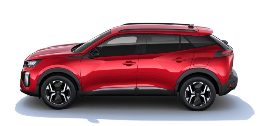 Peugeot 2008, Peugeot 2008 ALLURE Hybrid 145 e-DCS6, barva červená