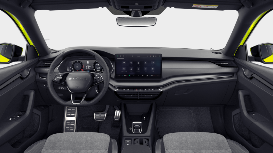 Škoda Octavia, 1,5 TSI m-HEV 110 kW 7° automatická DSG, barva zelená