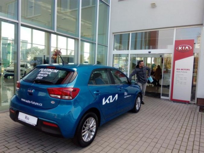 Kia Rio, 1,2 DPI Exclusive MY22, barva modrá