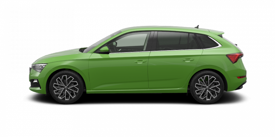 Škoda Scala, 1,5 TSI 110 kW 7-stup. automat., barva zelená
