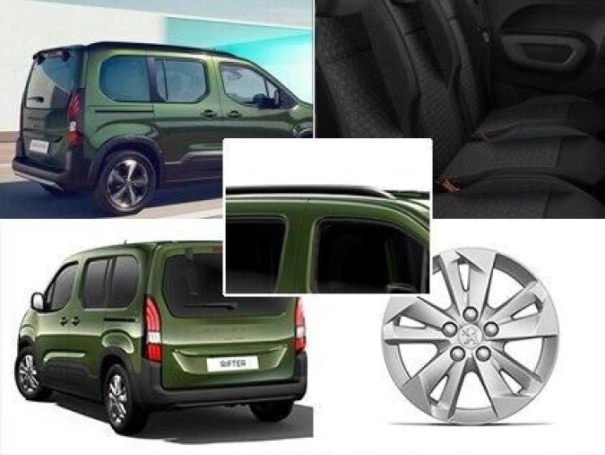 Peugeot Rifter, Peugeot Rifter Long Allure 1.5 HDI 130k, barva černá