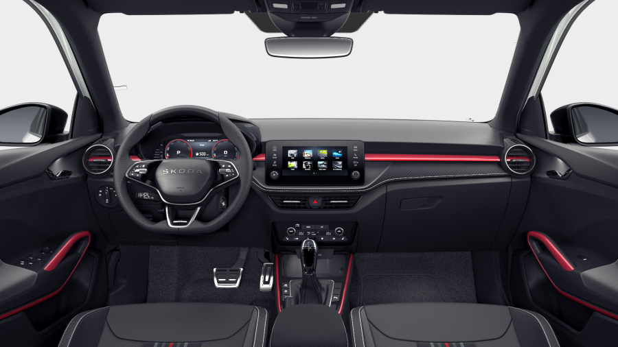 Škoda Fabia, 1,5 TSI 110 kW 7° automatická DSG, barva bílá