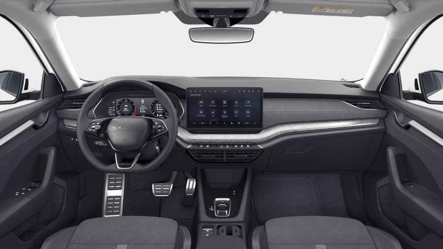Škoda Octavia, 1,5 TSI m-HEV 9 kW 7° automatická DSG, barva bílá
