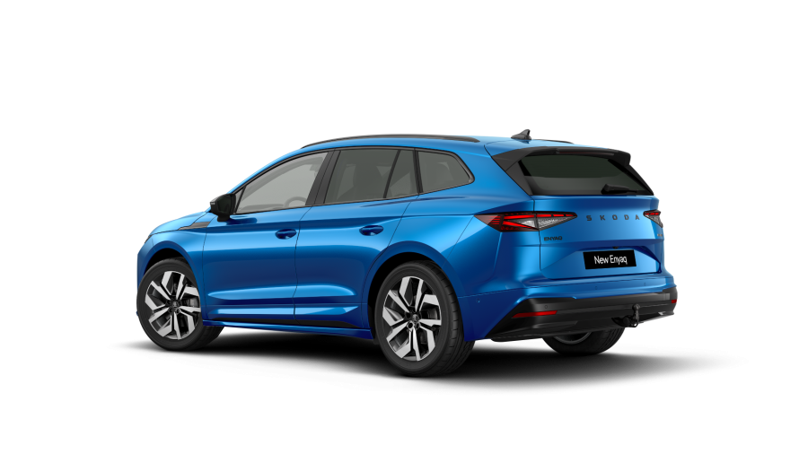 Škoda Enyaq iV, 82 kWh 210 kW 1° automatická 4x4, barva modrá