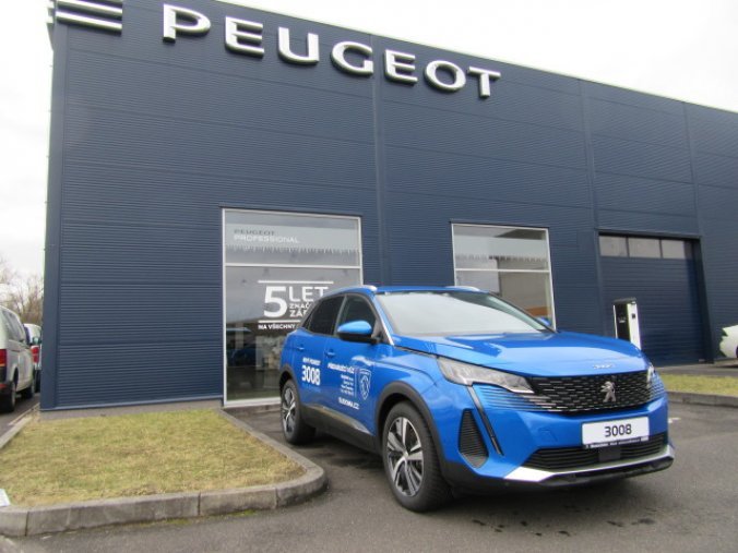 Peugeot 3008, ALLURE PACK Hybrid 225k e-EAT8, barva modrá