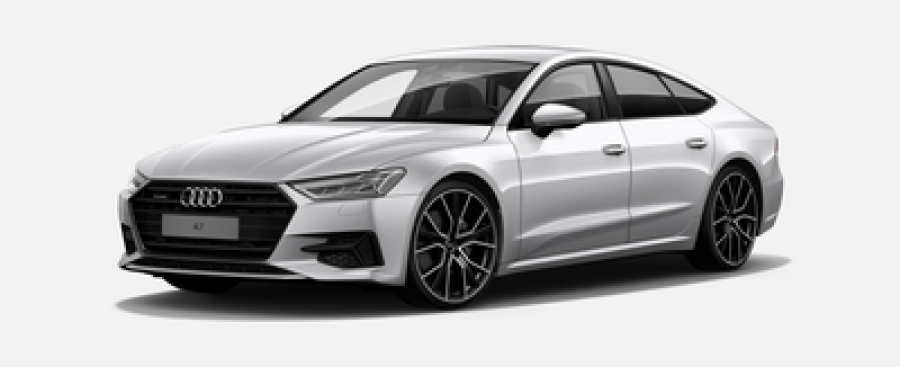 Audi A7, 50 TDI quattro, barva stříbrná