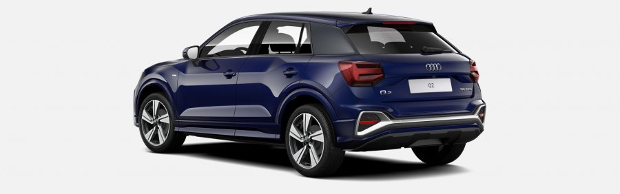 Audi Q2, Q2 S line 35 TFSI 110kW CoD, barva modrá