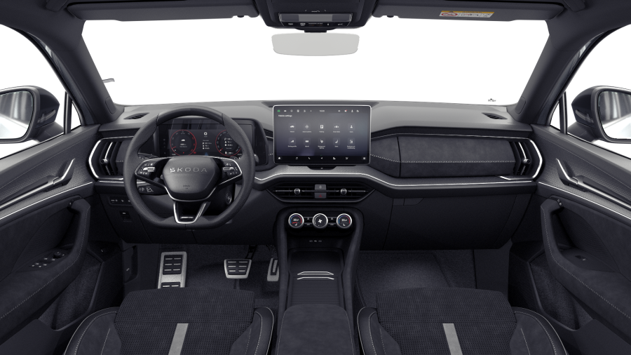 Škoda Kodiaq, 2,0 TDI 142 kW 7° automatická DSG 4x4, barva stříbrná