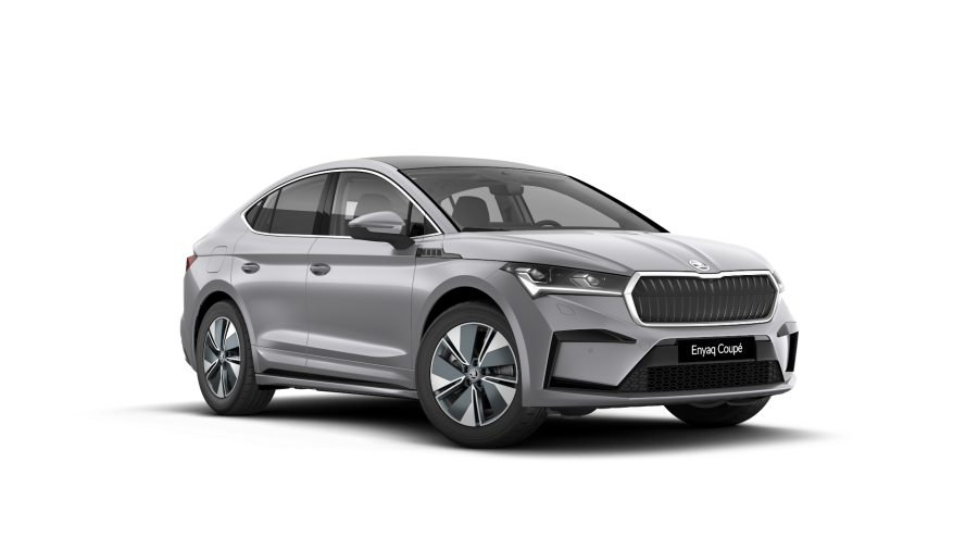 Škoda Enyaq iV, 82 kWh 210,00 kW 1-stup. automat., barva stříbrná